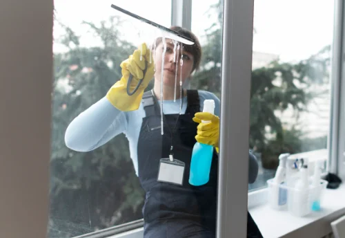 Nettoyage de vitres intérieures et extérieures à Murat-le-Quaire